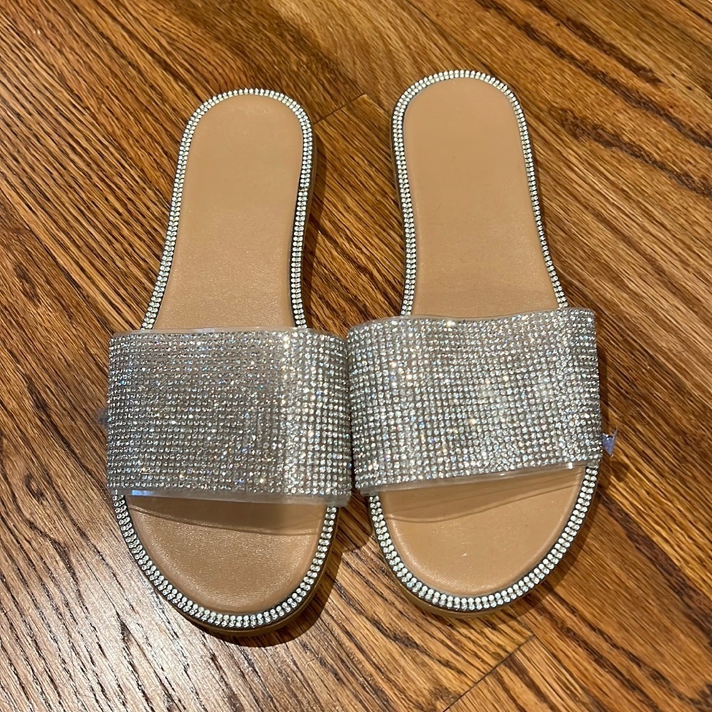 Diamond rhinestone slides size 40